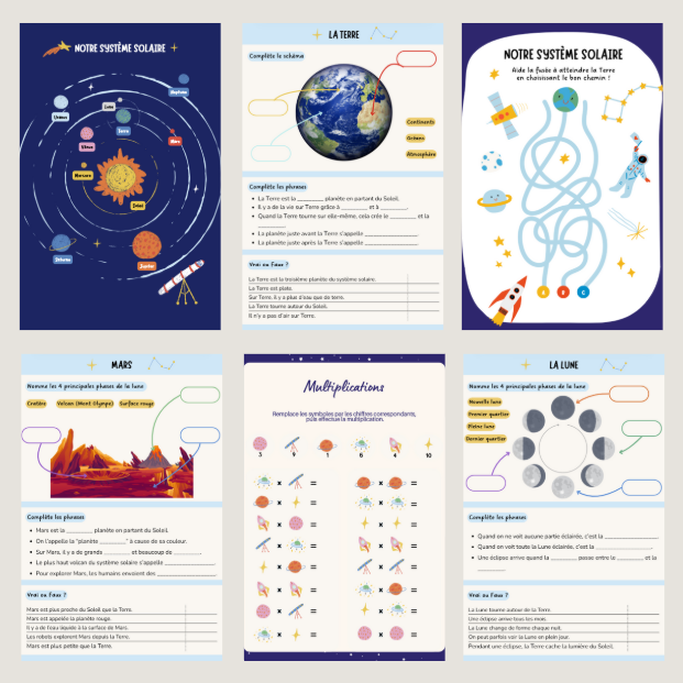 A la découverte de l'espace