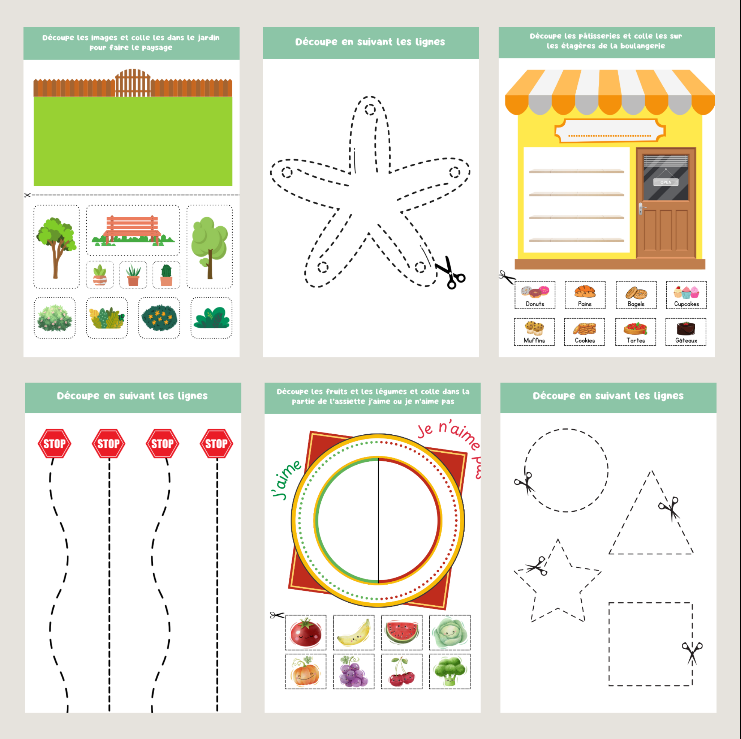 Mon premier livre de découpage