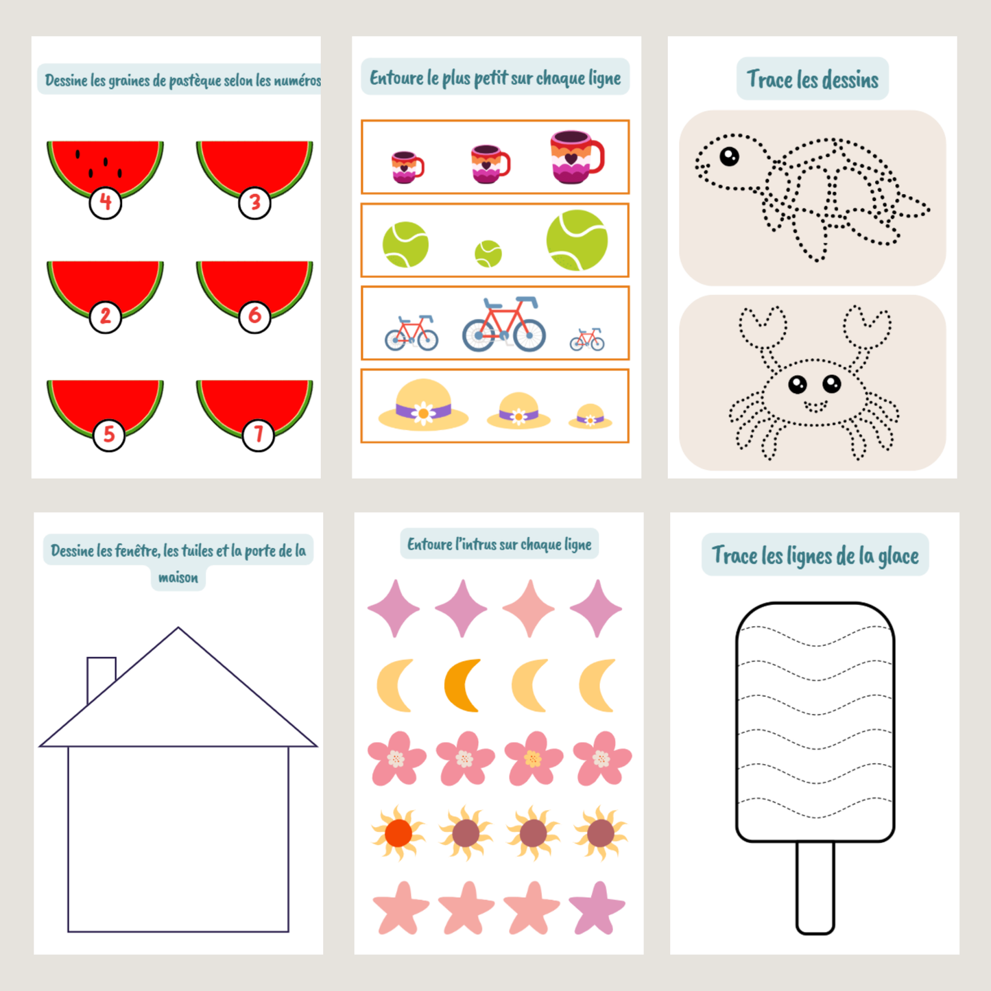 Mon premier cahier d'occupation effaçable