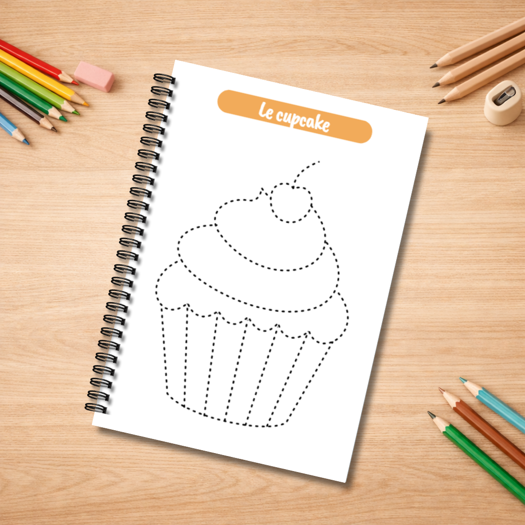 Je trace les pointillés