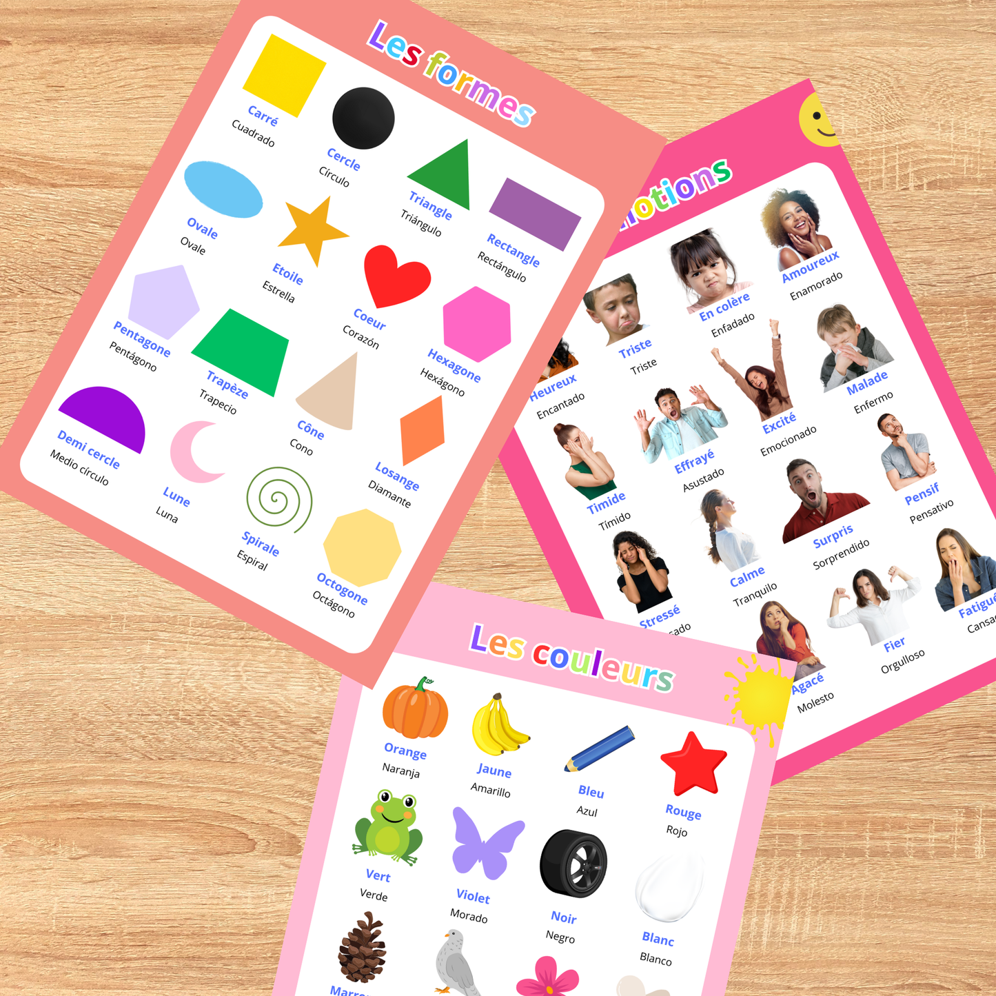 10 affiches bilingues Espagnol/Français