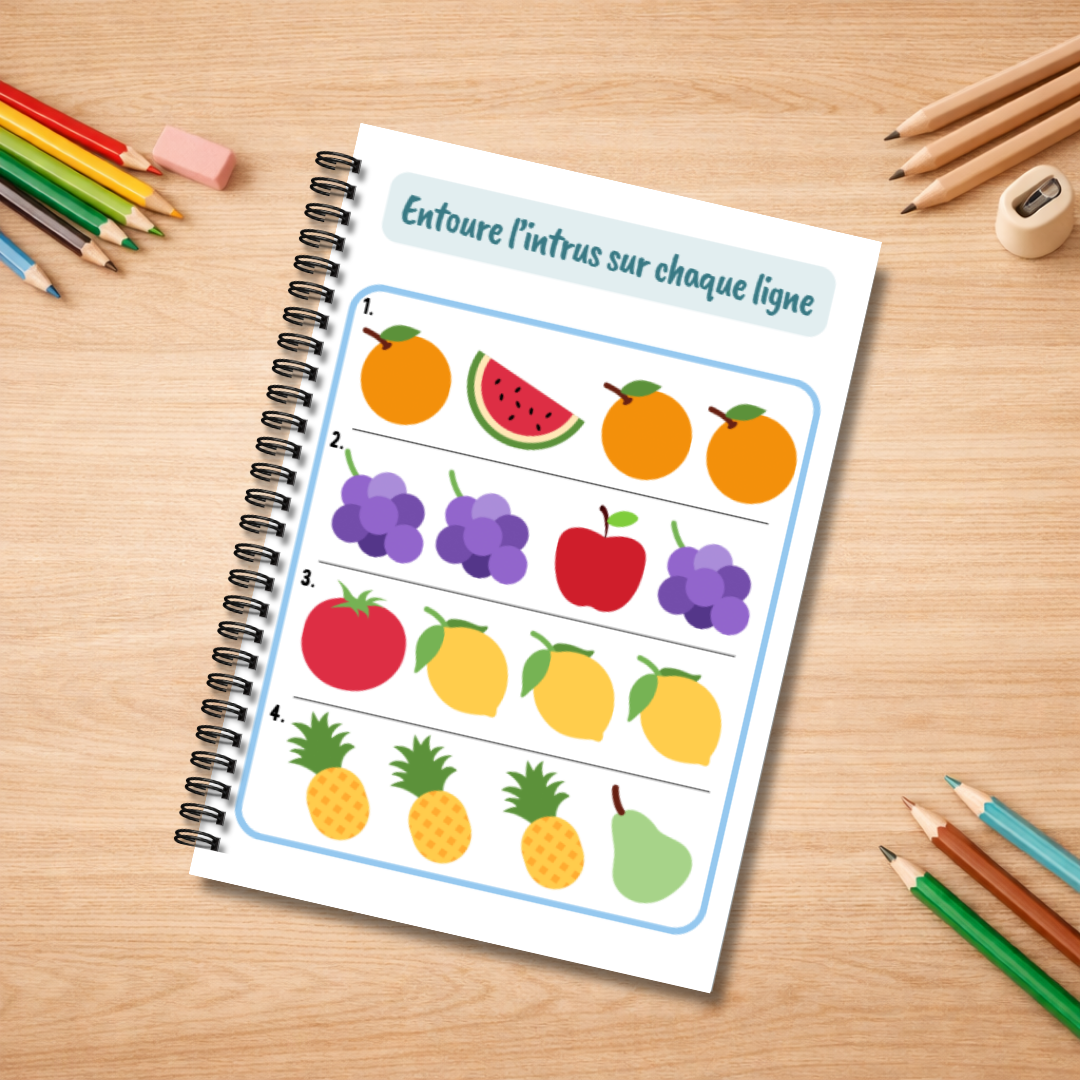 Mon premier cahier d'occupation effaçable