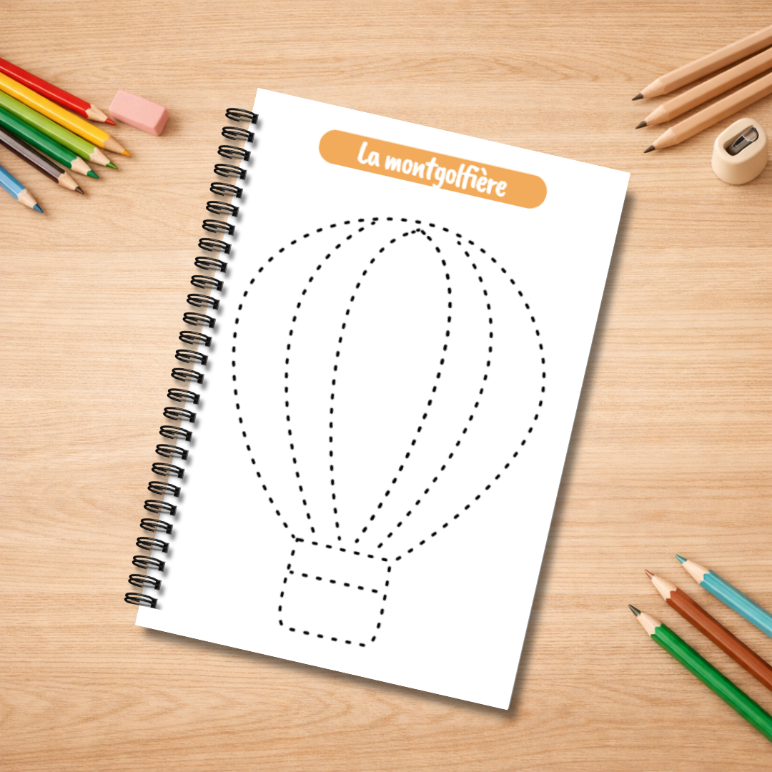 Je trace les pointillés