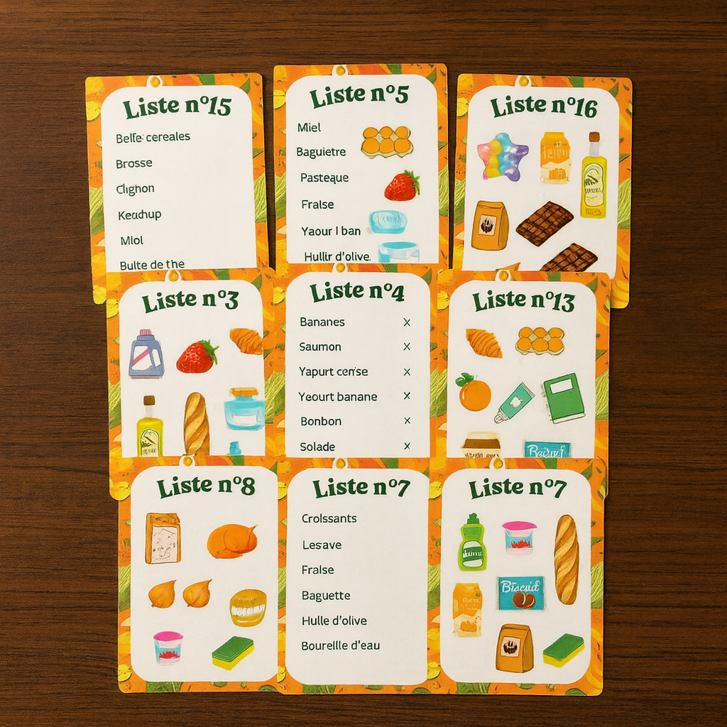 Jeu « Petit caddie »