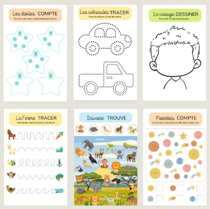 Mon petit cahier d'occupation réutilisable