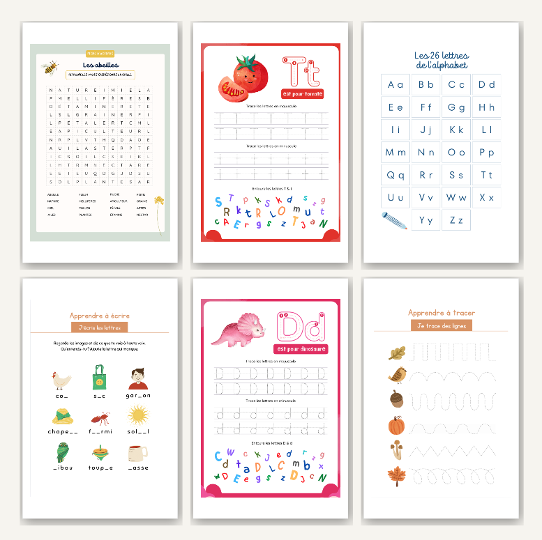 J'apprends à écrire