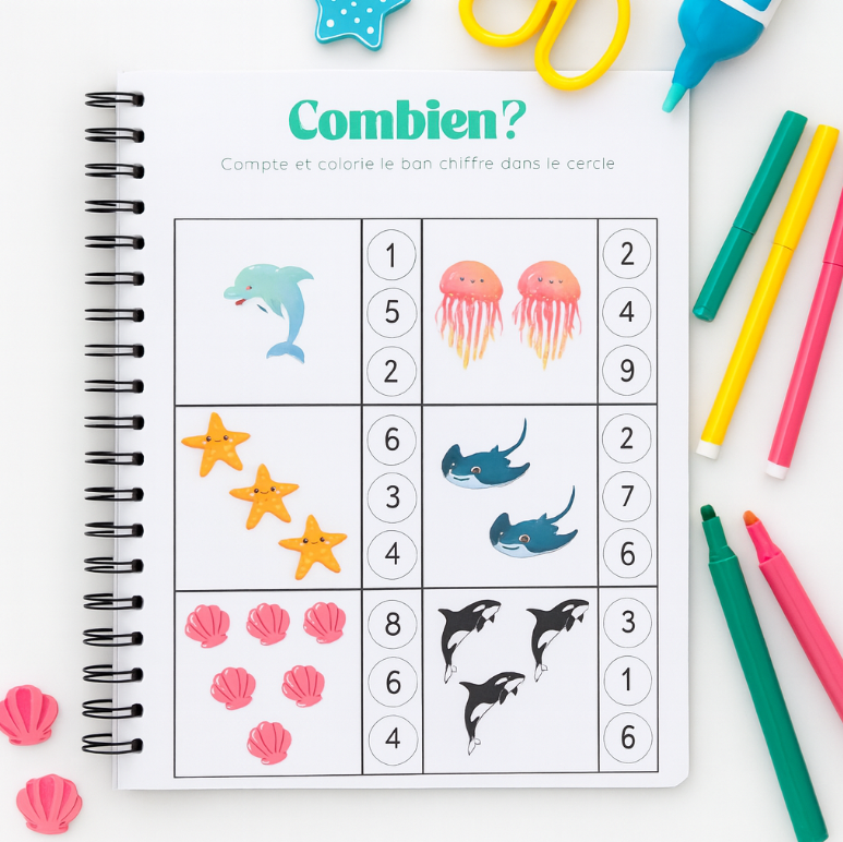 J'apprends à compter