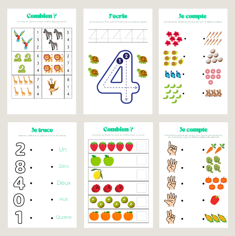 J'apprends à compter