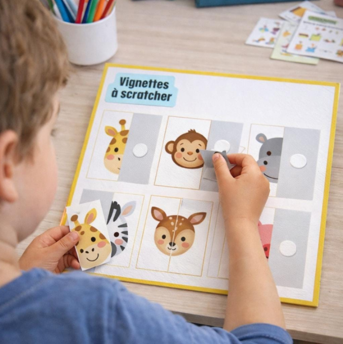 Jeu - Animaux à assembler