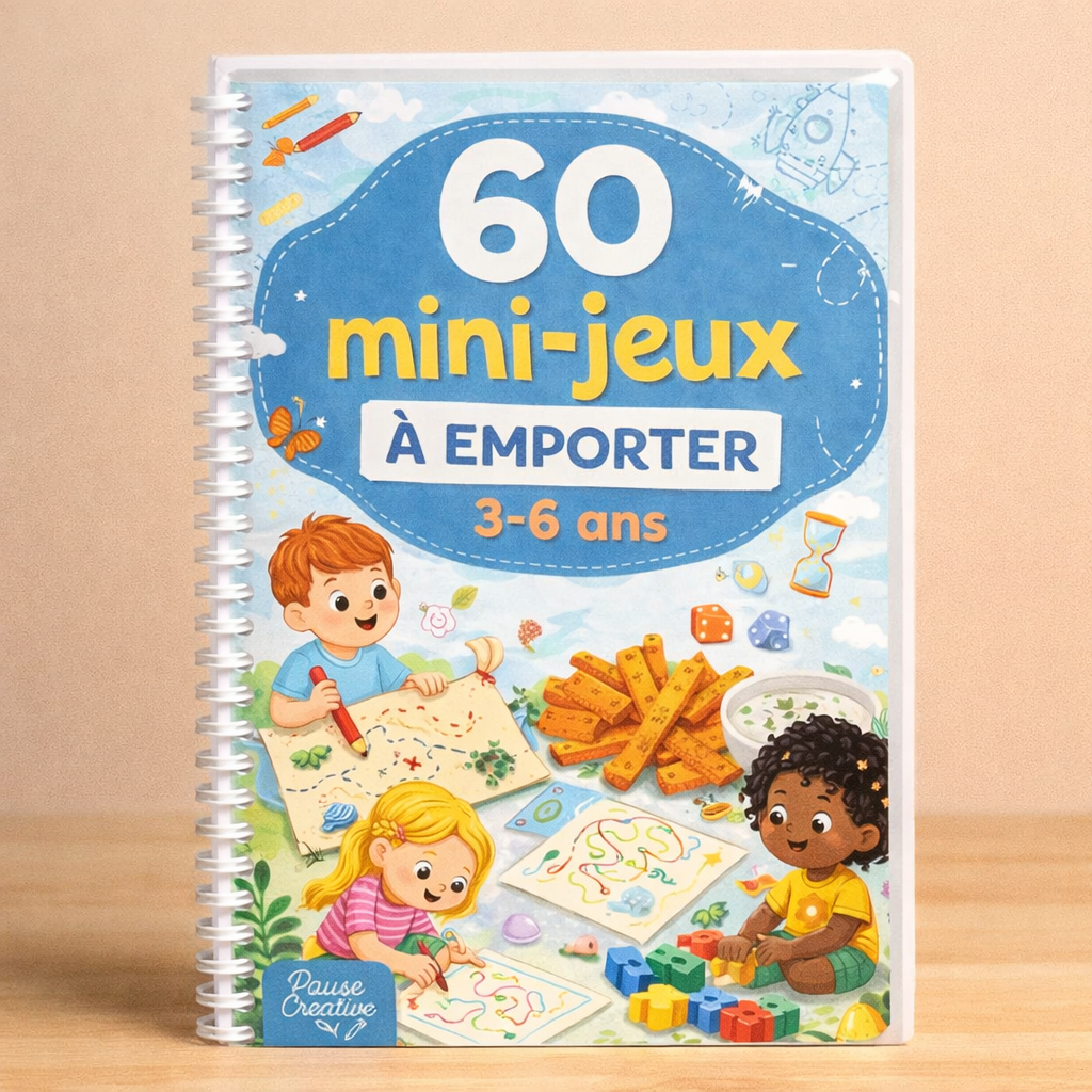 60 mini jeux à emporter réutilisable