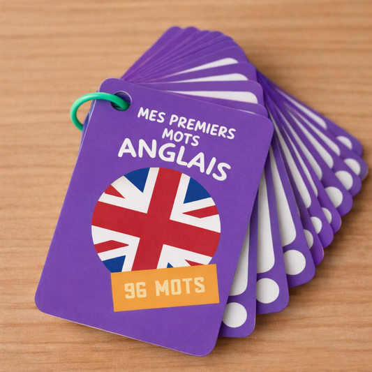 Imagier bilingue anglais/français - 96 mots