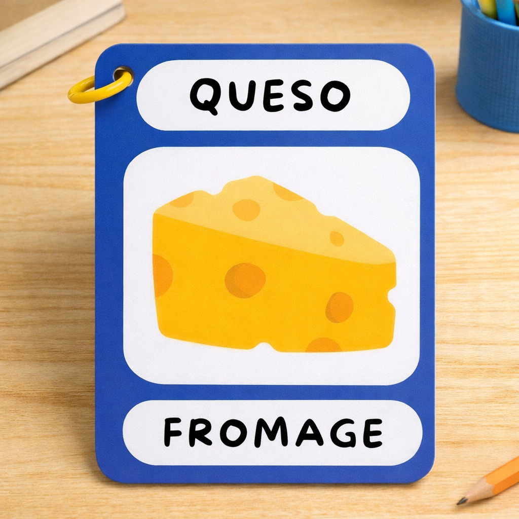 Imagier bilingue espagnol/français - 96 mots