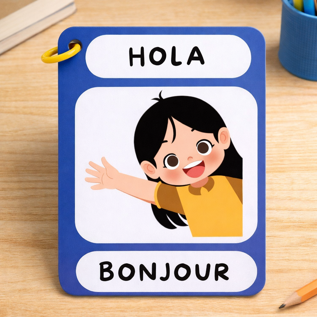 Imagier bilingue espagnol/français - 96 mots