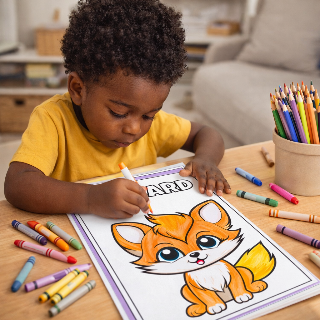 Coloriage bébés animaux