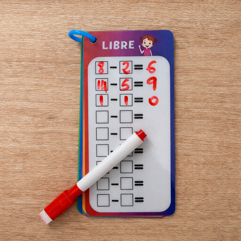 Support soustraction effaçable