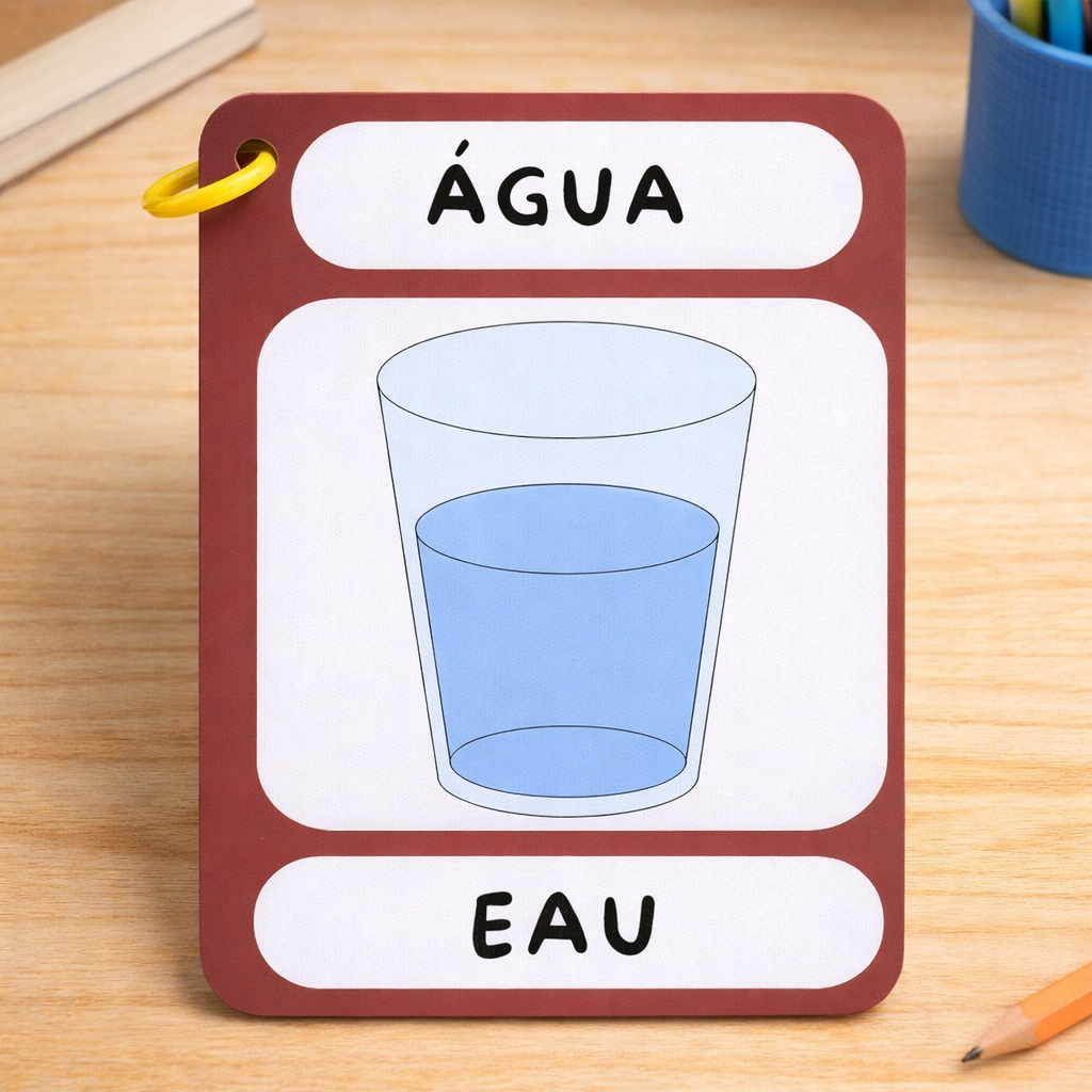 Imagier bilingue portugais/français - 96 mots