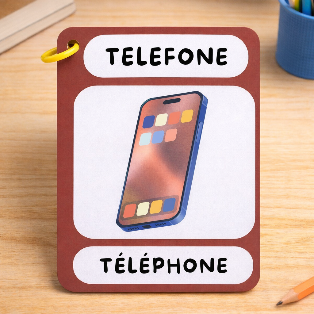 Imagier bilingue portugais/français - 96 mots