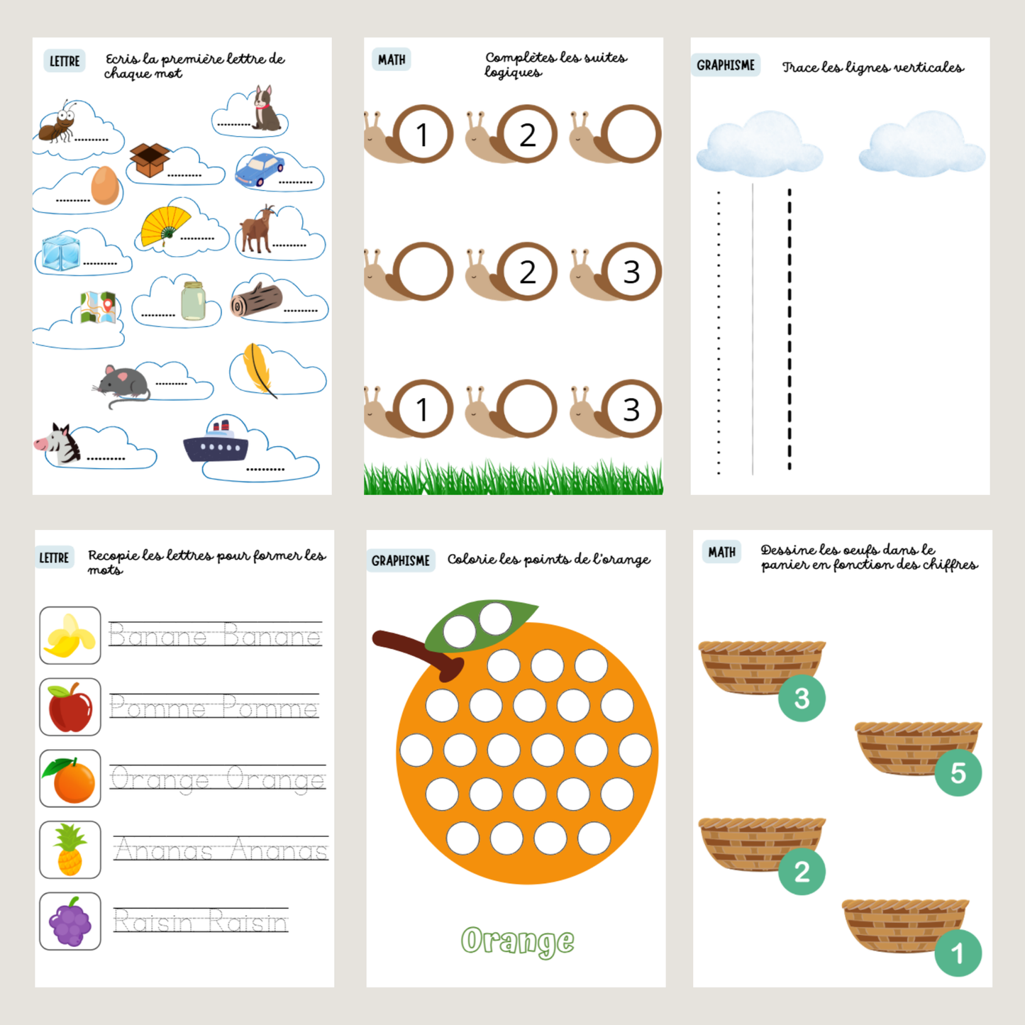60 mini jeux à emporter réutilisable