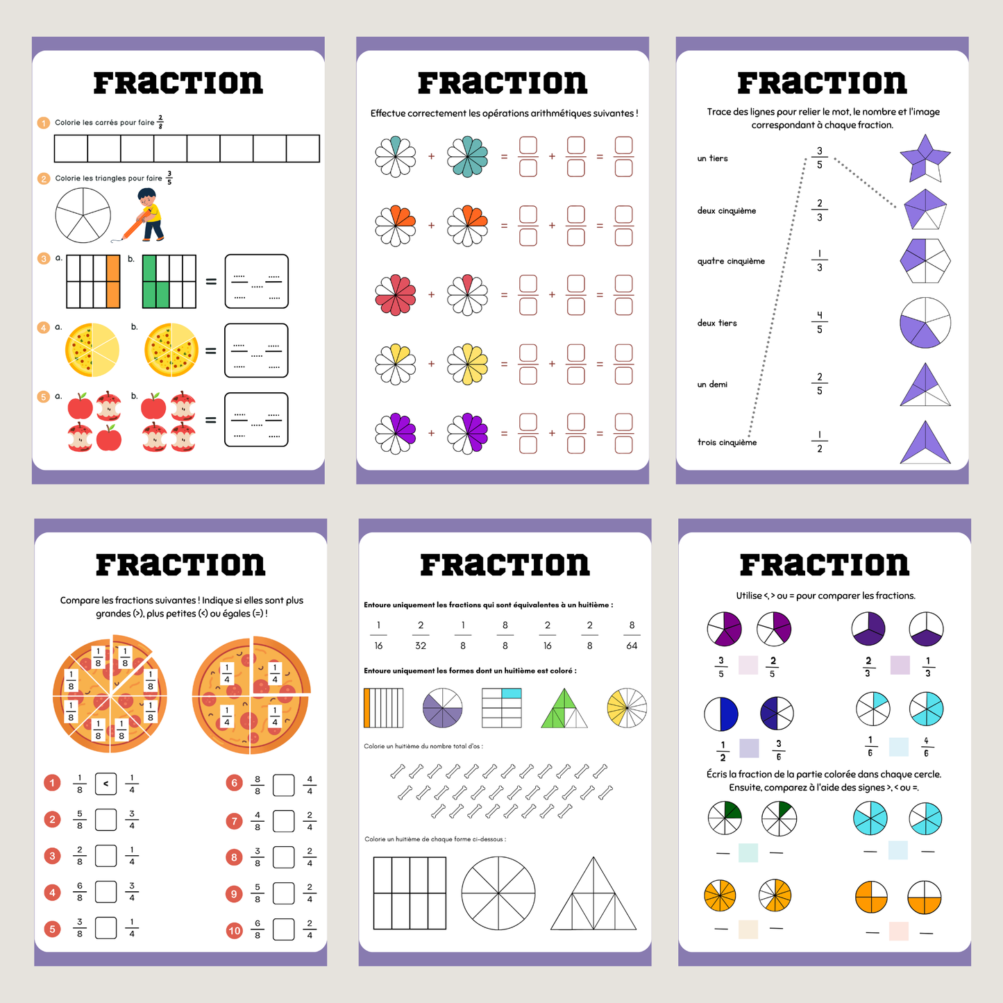 Mission fractions réutilisable