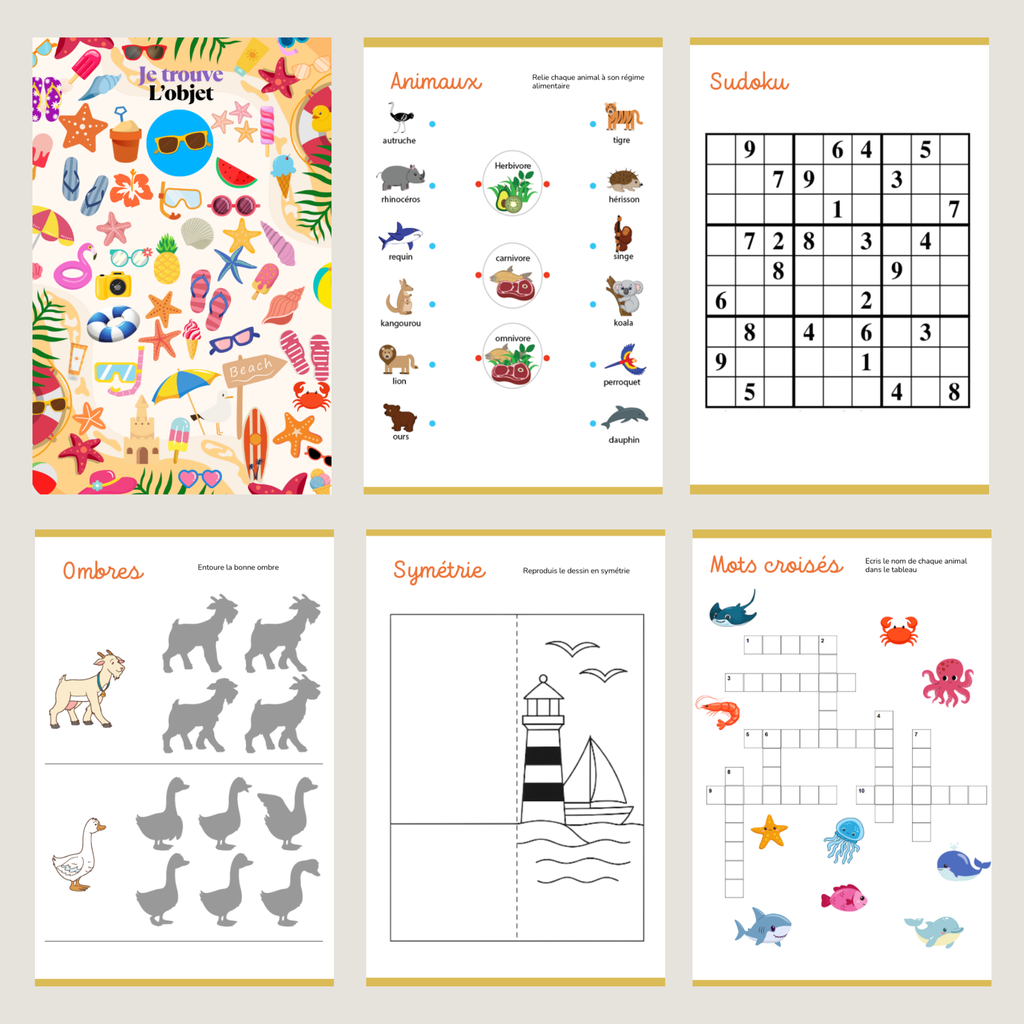 Cahier vacances 7/10 ans